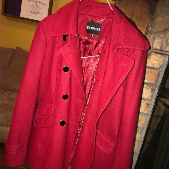EXPRESS Red Jacket - Picture 2 of 2